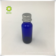 Mini botella de aceite del cuentagotas azul de la impresión 15ml para empaquetar